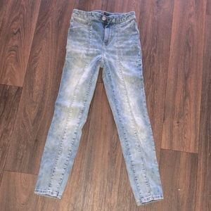 Simply Vera Wang blue ombré skinny jeans